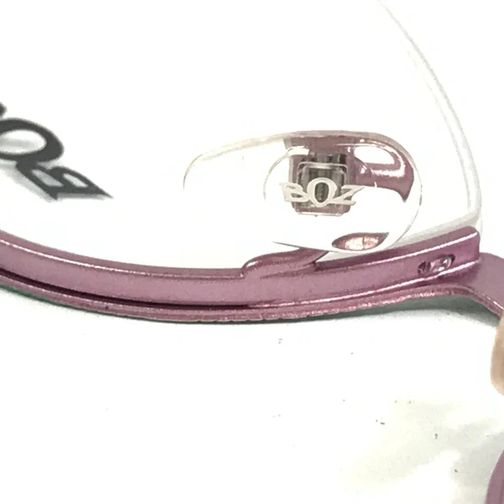 BOZ Eyeglasses Frames WORLD 4082 Green Pink Cat Eye Half Rim 52-17-140